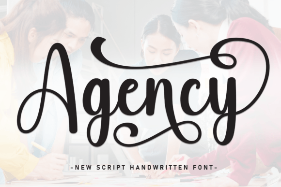 Agency: A Sweet Handwritten Font for Branding with Personality