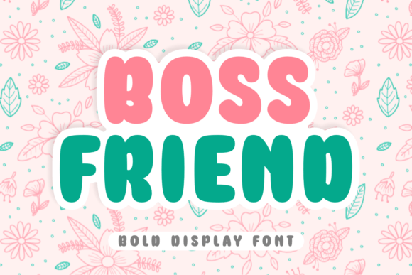 Boss Friend: A Bold Display Font for Editorial Impact