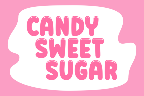 Candy Sweet Sugar: A Playful Display Font for Editorial Design