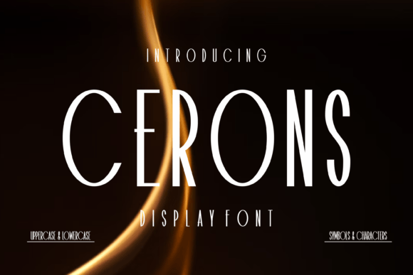 Cerons: A Bold Serif Font That Elevates Real Branding Projects