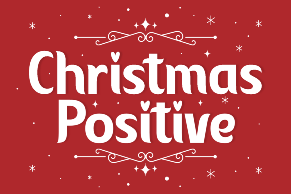 Christmas Positive: A Festive Display Font for Holiday Campaigns
