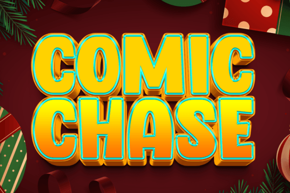 Comic Chase: A Festive Display Font for Business Branding