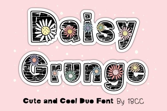 Daisy Grunge: A Fresh Display Font for Modern Web Design Projects