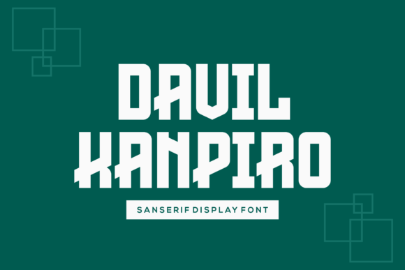 Davil Kanpiro Font: A Bold Serif for Modern Marketing Visuals