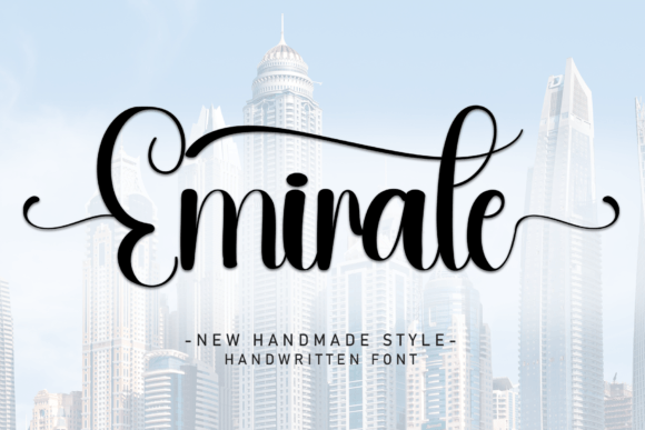 Emirate: A Fresh Handwritten Font for Modern Web Design Projects