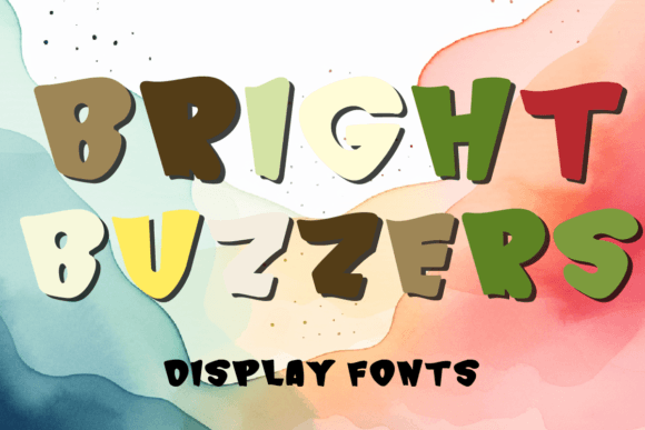 Enhance Web Design with the Bright Buzzers Display Font