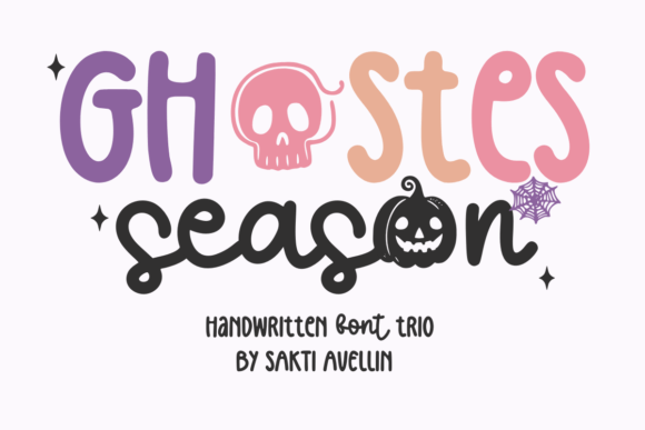 Ghostes Season Trio: A Hauntingly Fun Font for Handmade Crafters and Sellers