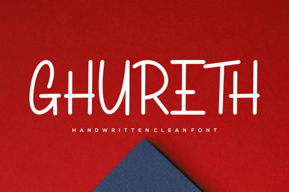 Ghureth: A Handwritten Font for Modern Editorial Design