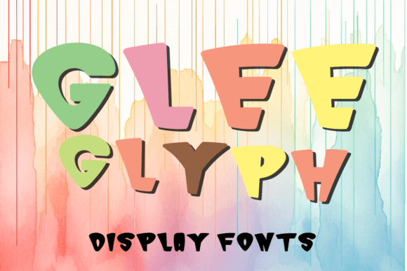 Glee Glyph: A Joyful Display Font for Editorial Design