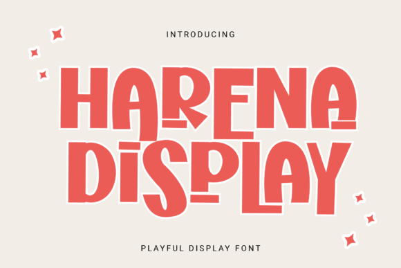 Harena: A Playful Display Font That Elevates Your Business Branding