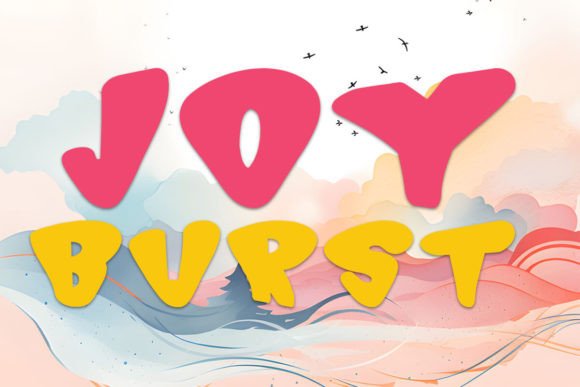 Joy Burst: A Vibrant Display Font for Bold Branding Projects