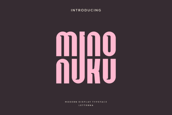Minonuku: A Bold Condensed Font That Brings Retro Charm to Modern Branding