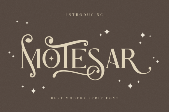 Motesar: A Bold Serif Font for Impactful Marketing Design