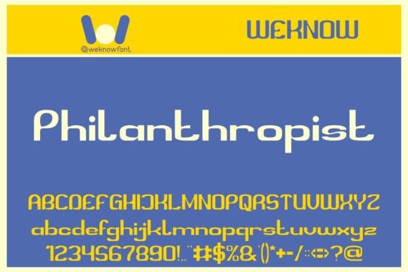 Philanthropist: A Display Font That Elevates Brand Storytelling