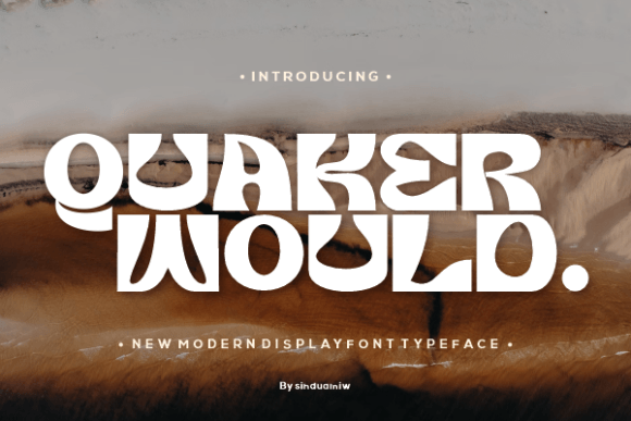 Quaker Would: A Bold Display Font for Modern Web Design Projects